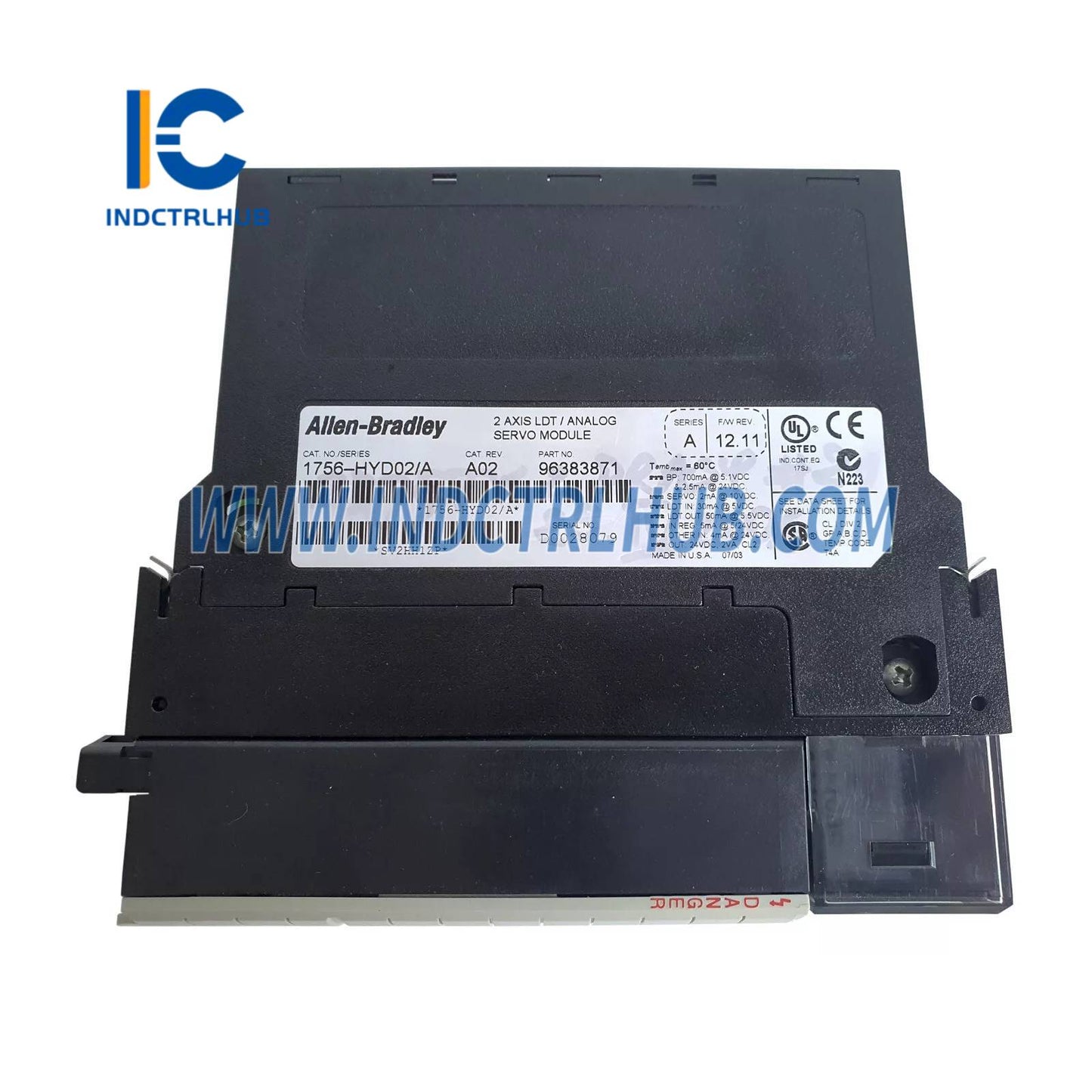 ALLEN BRADLEY 1756-HYD02/A ControlLogix Hydraulic Servo Module