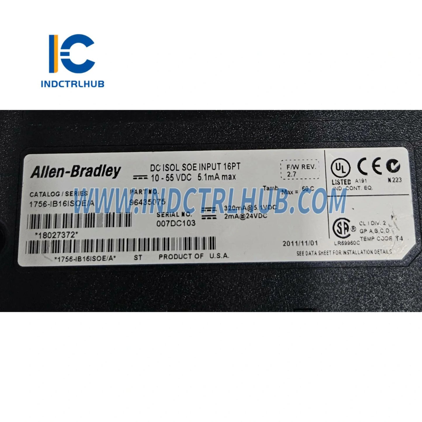 Модуль ввода ALLEN BRADLEY 1756-IB16ISOE