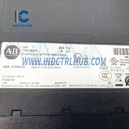 ألين برادلي 1756-IB32K وحدة إدخال رقمية تيار مستمر كنترول لوغكس