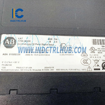 ALLEN BRADLEY 1756-IB32K Módulo de Entrada Digital DC ControlLogix