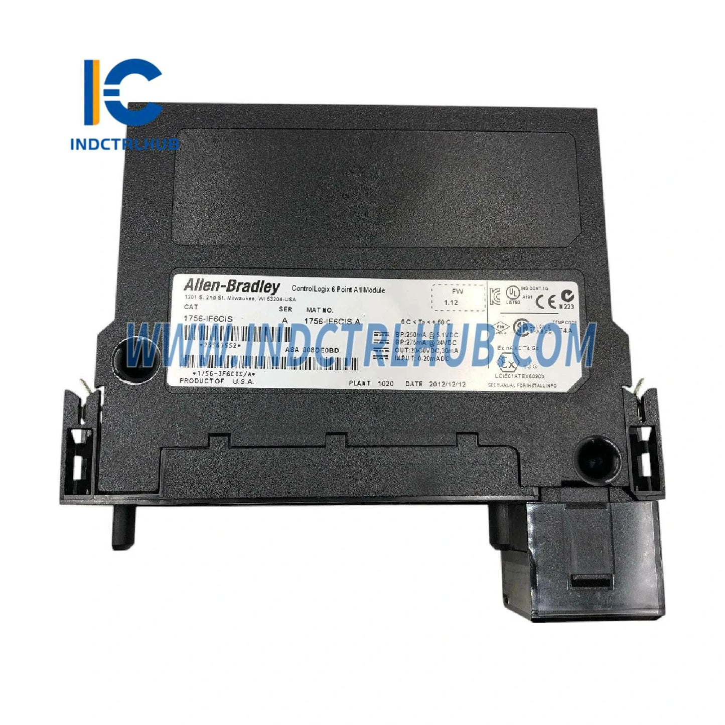 ALLEN BRADLEY 1756-IF6CIS Module d'entrée analogique en boucle de courant sourcing ControlLogix