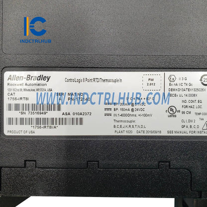 ALLEN BRADLEY 1756-IRT8I/A ControlLogix Isolated RTD/Thermocouple Input Module