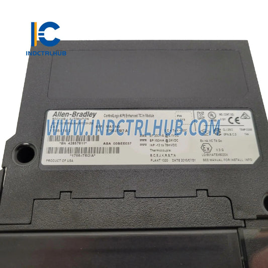 ALLEN BRADLEY 1756-IT6I2 ControlLogix Verbeterde Geïsoleerde Thermokoppel/mV Invoer Module