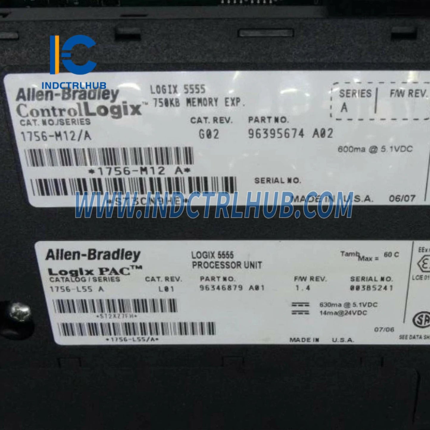 ALLEN BRADLEY 1756-L55 ControlLogix 5580 Kontroler