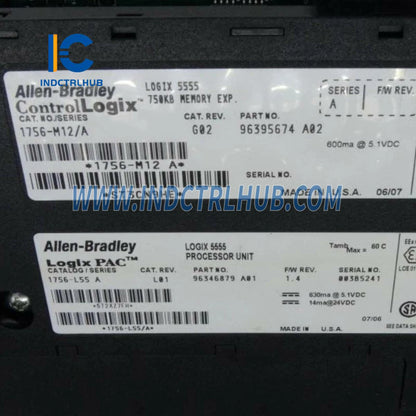 ALLEN BRADLEY 1756-L55 ControlLogix 5580 Kontroler