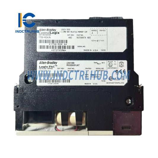 ALLEN BRADLEY 1756-L55M24 LOGIX5555 PROCESSOR / 3.5MBYTE NV MEMORY
