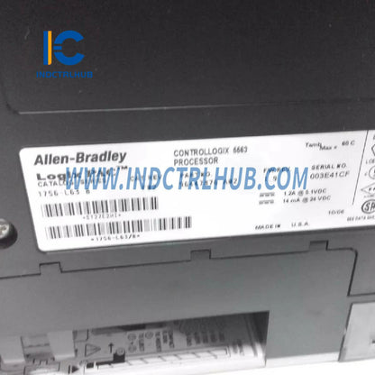 ALLEN BRADLEY 1756-L63/B ControlLogix Kontrol Cihazı ve Bellek Kartı