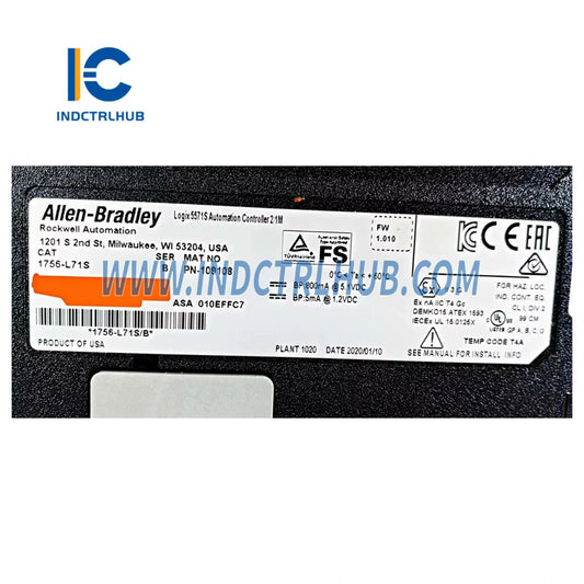 בקרי Allen-Bradley 1756-L71S GuardLogix 5570