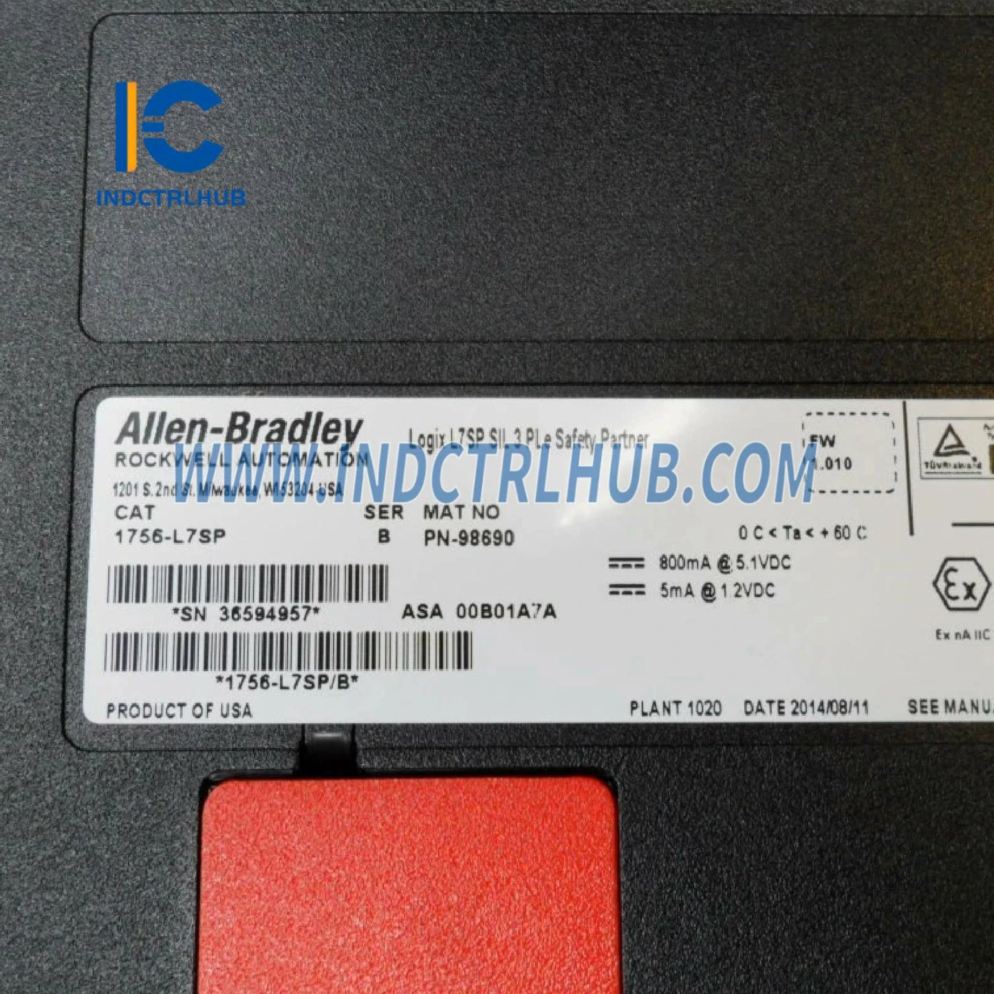 ALLEN BRADLEY 1756-L7SP/B Đối tác An toàn GuardLogix