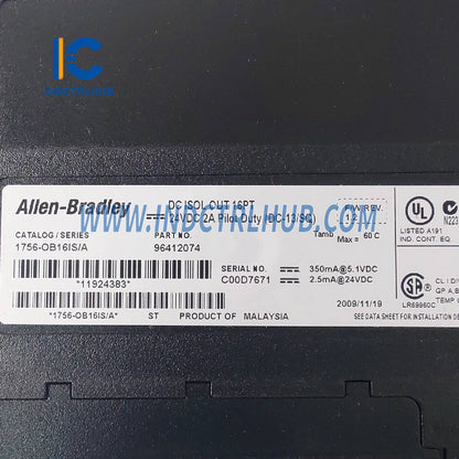 ALLEN BRADLEY 1756-OB16IS/A Módulo de Salida Digital de CC ControlLogix