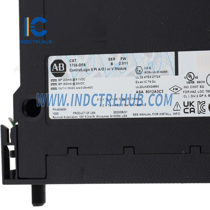 אלן ברדלי 1756-OF8 מודול פלט אנלוגי ControlLogix