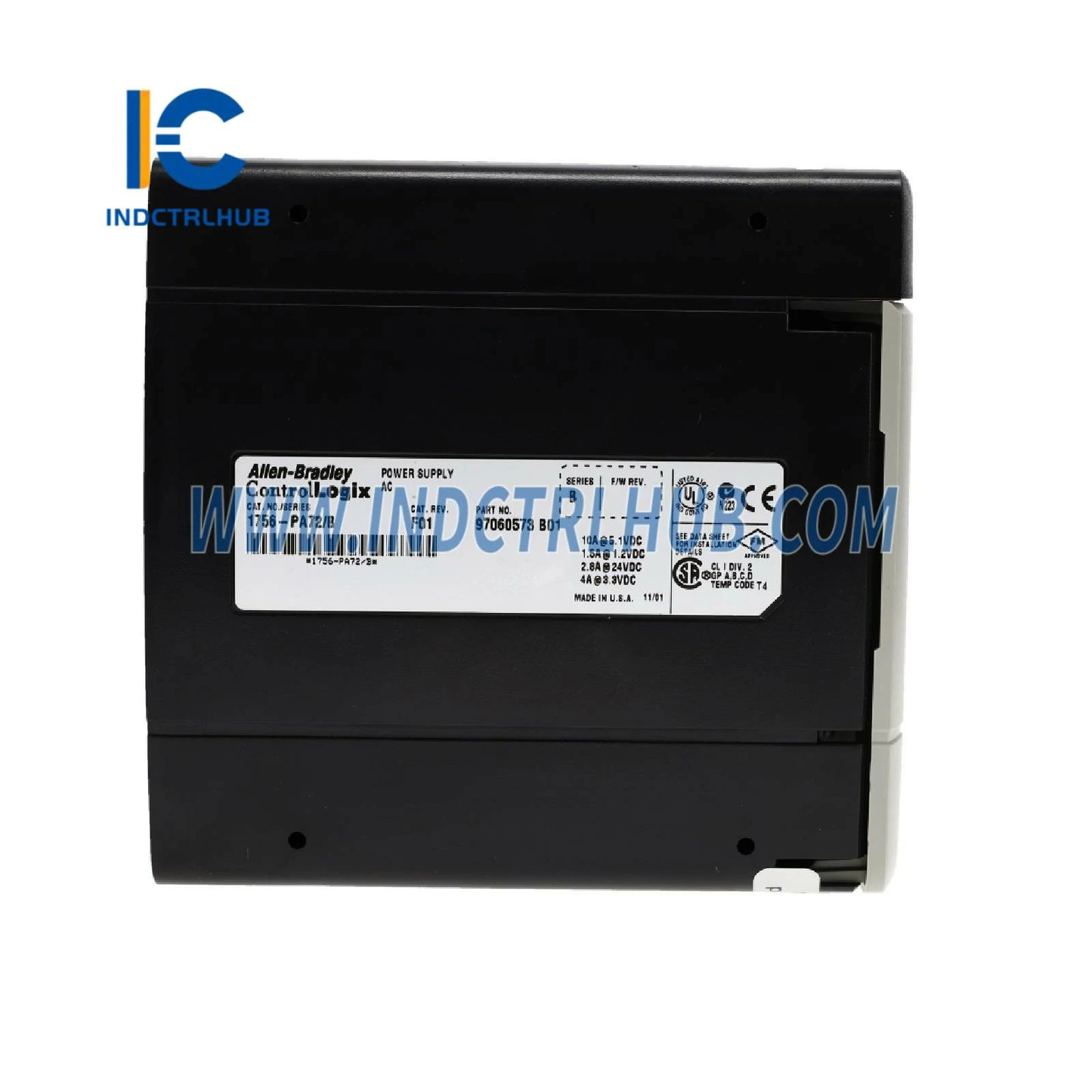 ALLEN BRADLEY 1756-PA72/B Bộ nguồn điện xoay chiều tiêu chuẩn ControlLogix