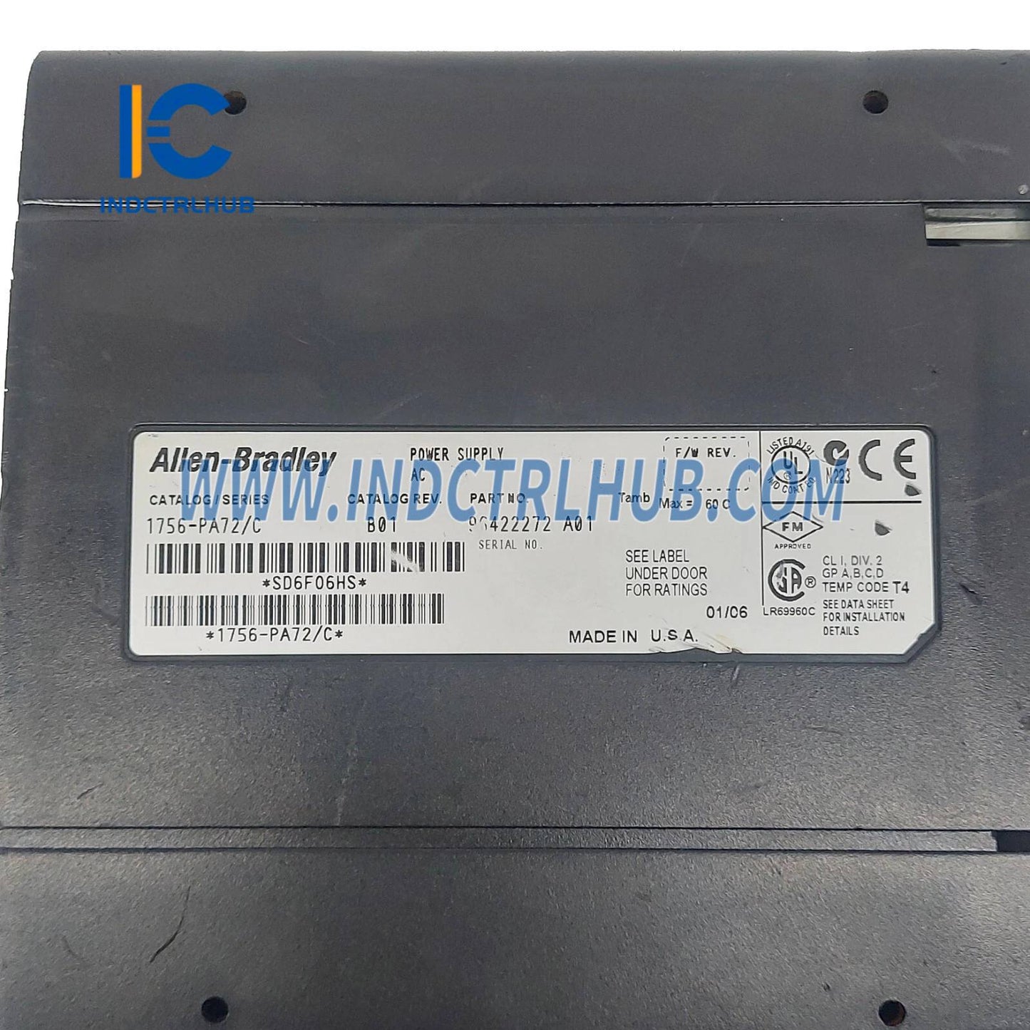 ALLEN BRADLEY 1756-PA72/C ControlLogix Standard Wechselstrom-Stromversorgung
