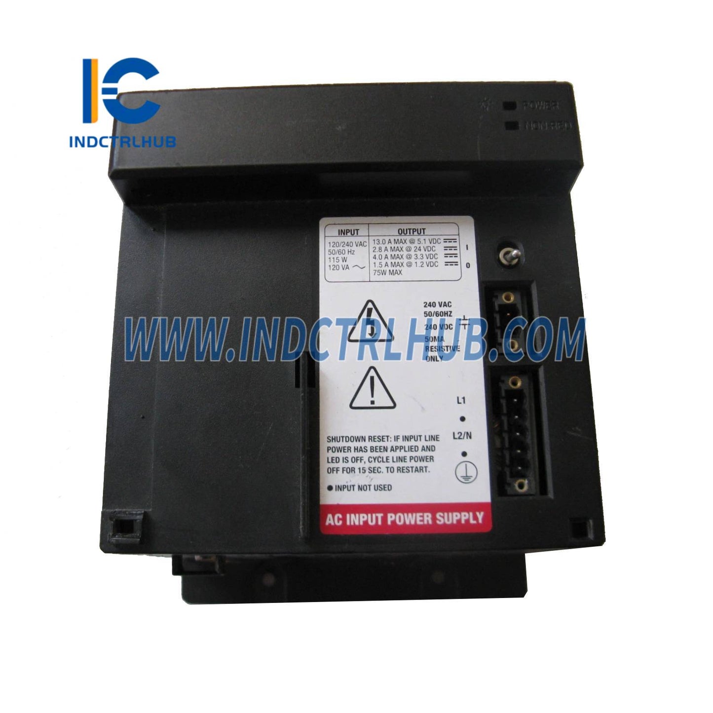 ALIMENTATION SECTEUR REDONDANTE AC ControlLogix ALLEN BRADLEY 1756-PA75R/A