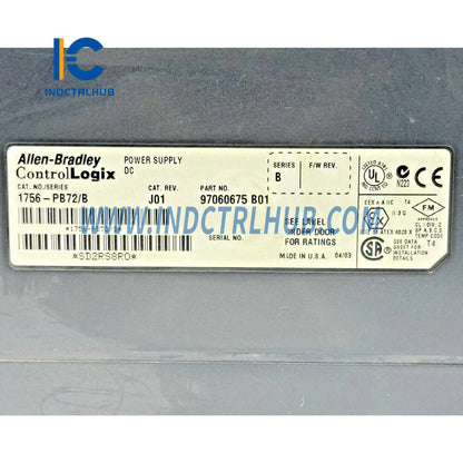 ALLEN BRADLEY 1756-PB72/B Bộ nguồn điện DC tiêu chuẩn ControlLogix