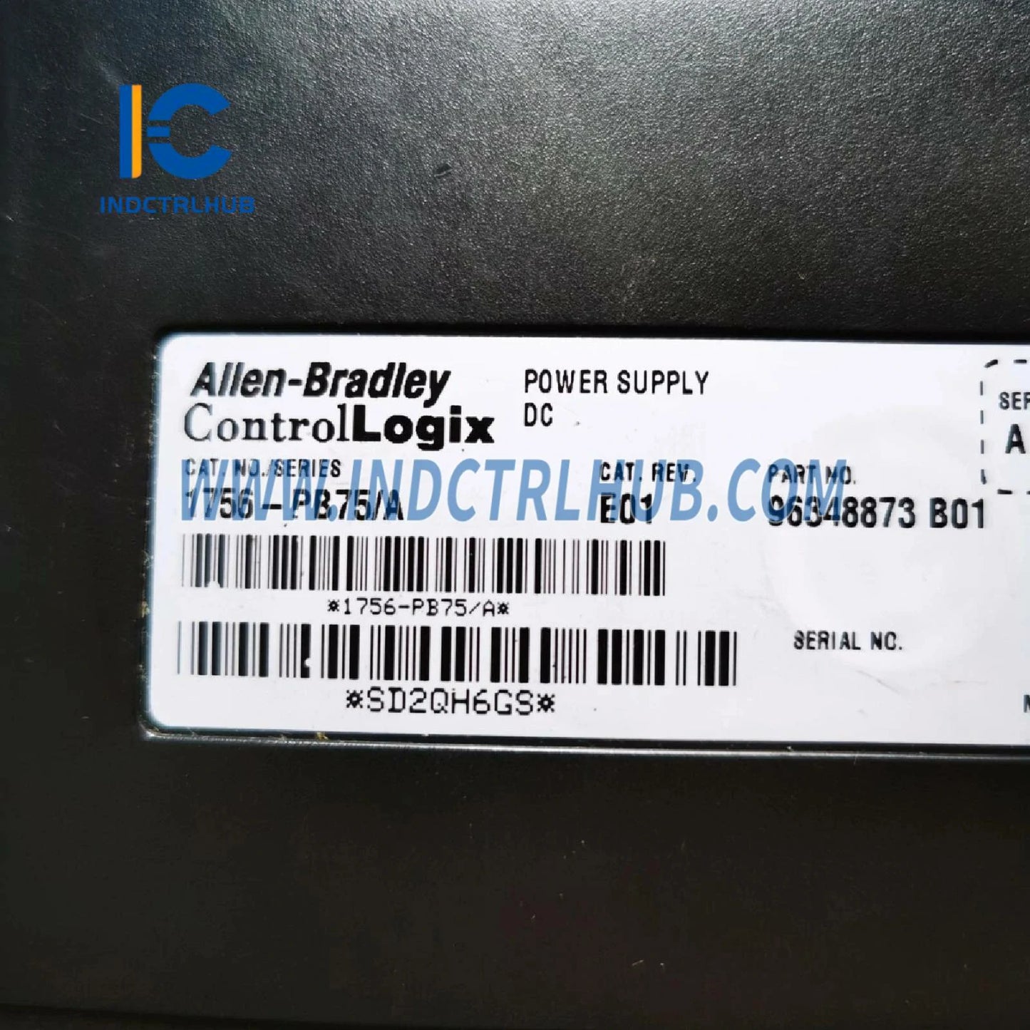 ALLEN BRADLEY 1756-PB75/A ControlLogix Standaard Gelykstroom Kragvoorsiening