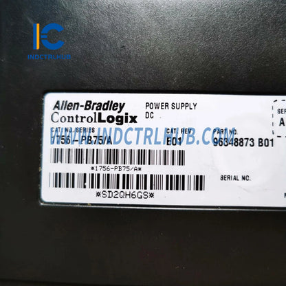 ALLEN BRADLEY 1756-PB75/A ControlLogix Standaard Gelykstroom Kragvoorsiening