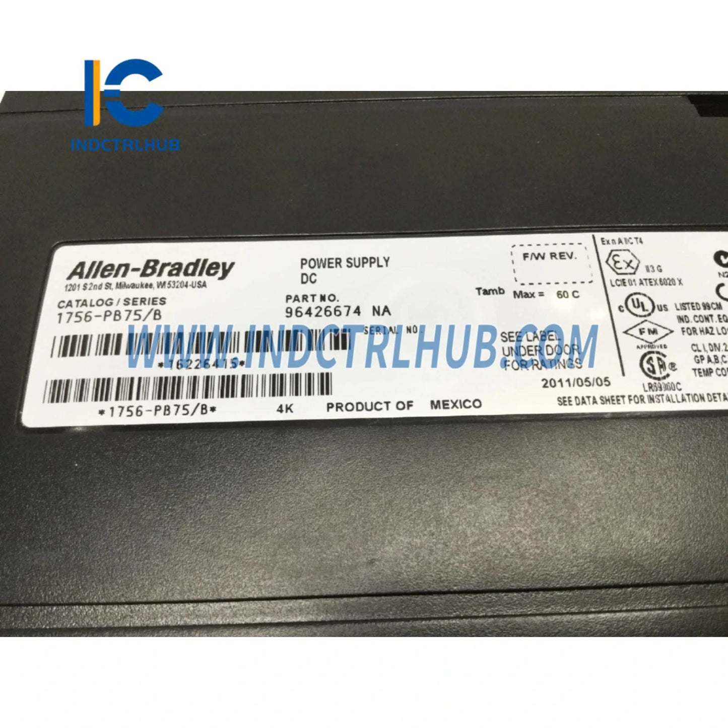 ALLE BRADLEY 1756-PB75/B Alimentation standard DC ControlLogix