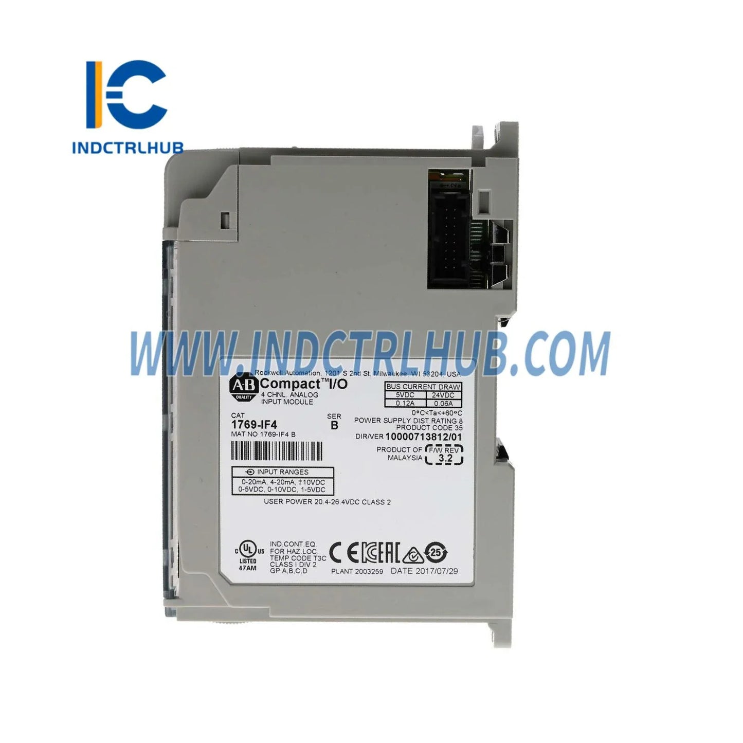 Allen-Bradley 1769-IF4/B CompactLogix 4-Channel Analog Input Module