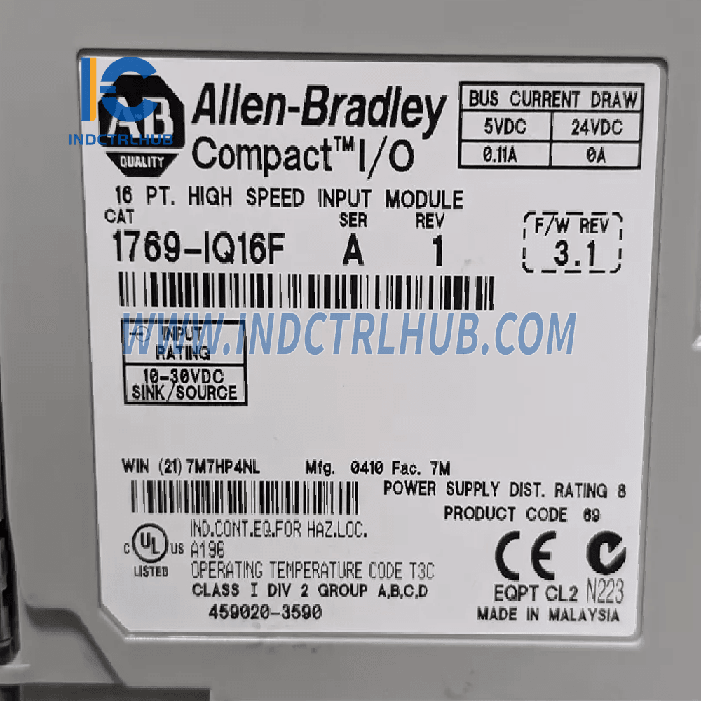 Allen-Bradley 1769-IQ16F Compact I/O Module