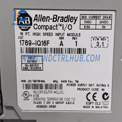 Allen-Bradley 1769-IQ16F Compact I/O Module