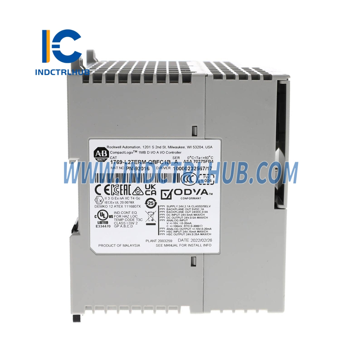 ALLEN BRADLEY 1769-L27ERM controlador CompactLogix
