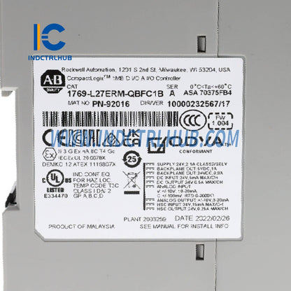 ALLEN BRADLEY 1769-L27ERM controlador CompactLogix