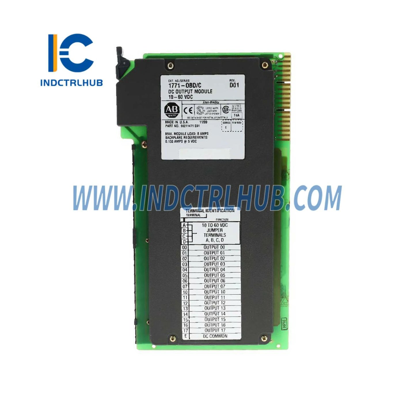 ALLEN BRADLEY 1771-OBD 1771 16 Nuqtali Raqamli Chiqish Moduli