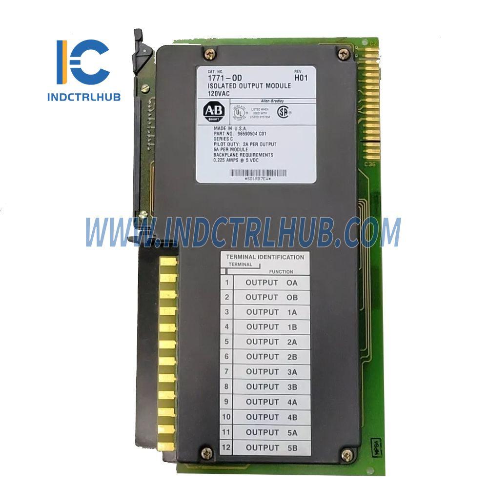 Allen-Bradley PLC5 1771-OD Series C Isolated Ac Output Module