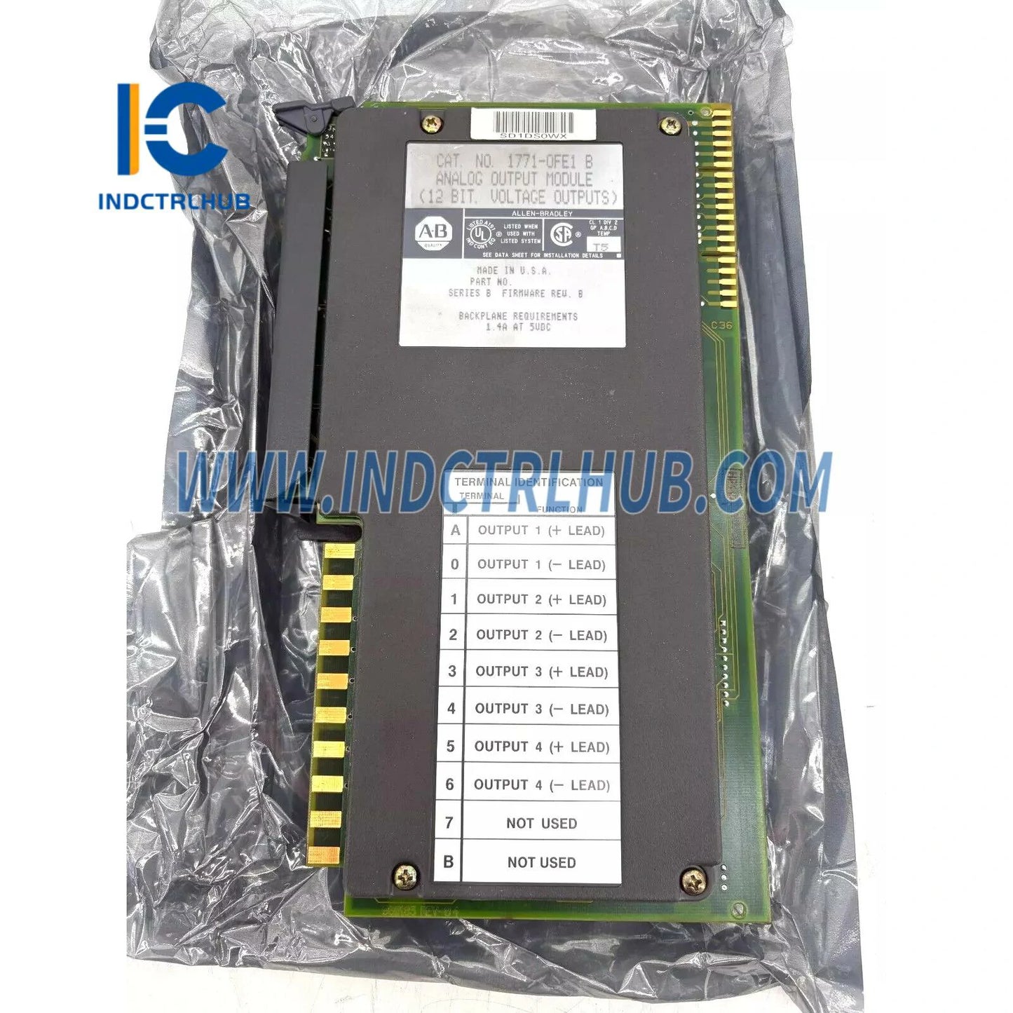 ALLEN BRADLEY 1771-OFE1 Analoog Uitset Module