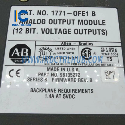 ALLEN BRADLEY 1771-OFE1 Analoog Uitset Module