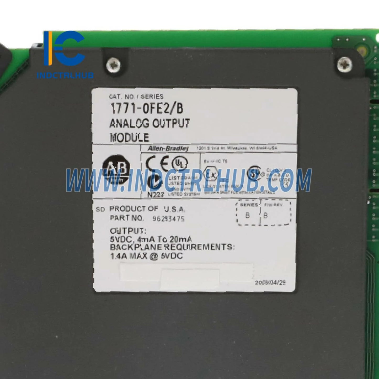 ALLEN BRADLEY 1771-OFE2 Analoog Uitset Module