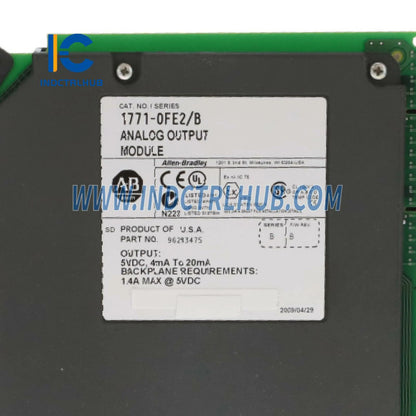 ALLEN BRADLEY 1771-OFE2 Analoog Uitset Module
