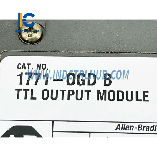 Authentic Nameplate and Serial Number for Allen-Bradley 1771 OGD Factory Original Label