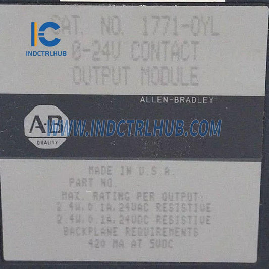 Allen-Bradley PLC-5 1771-OYL Point Digital Output Module