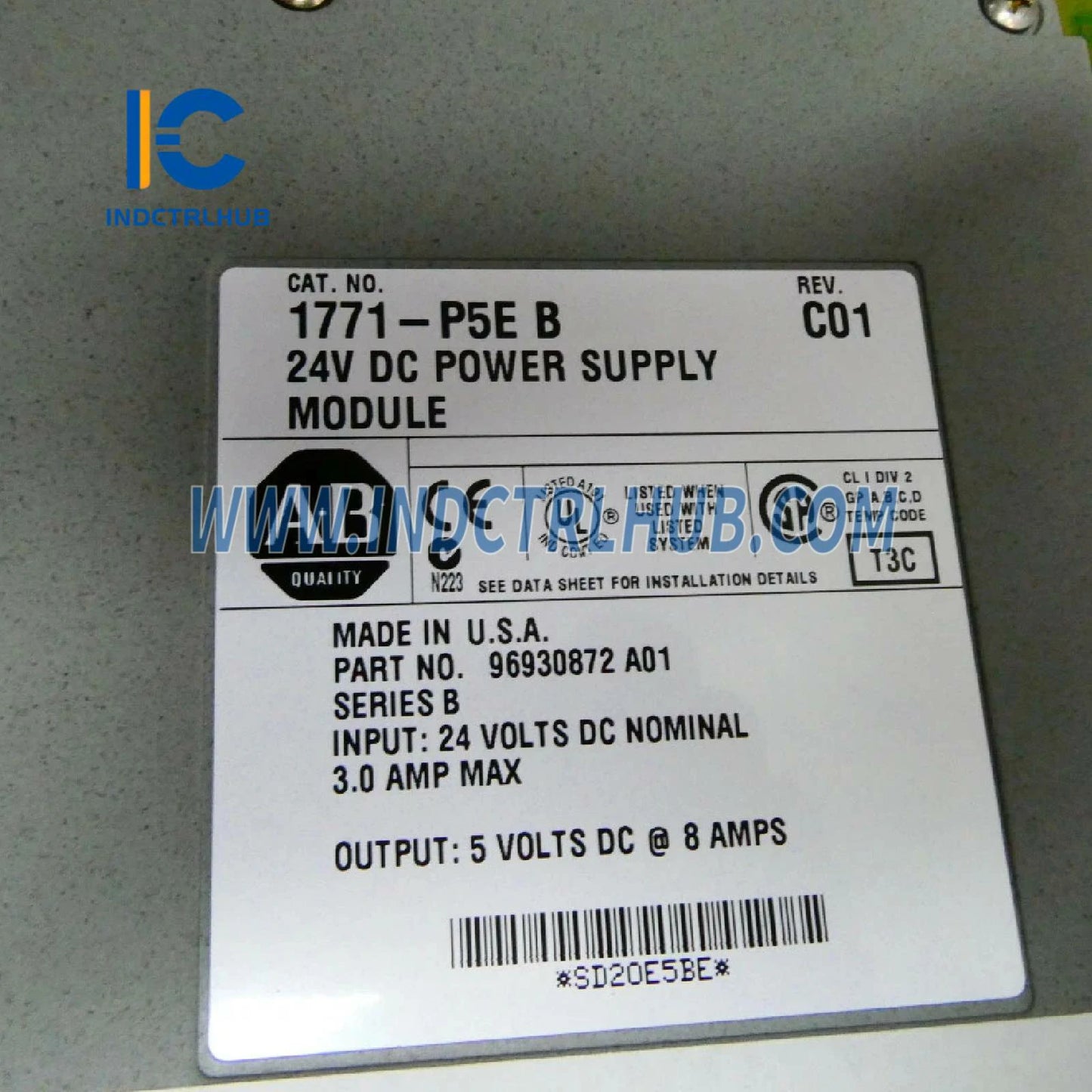 ALLEN BRADLEY 1771-P5E Kragvoorsieningsmodules