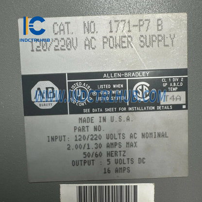 אלן ברדלי 1771-P7B ספק כוח AC (120/220V) 16A