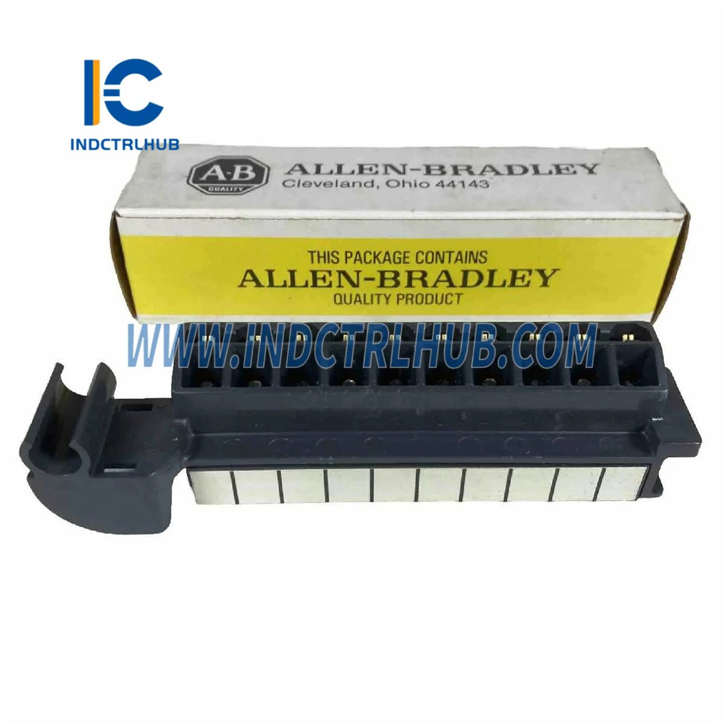 זרוע חיווט שדה ALLEN BRADLEY 1771-WC, 10 טרמינלים, מצופה זהב
