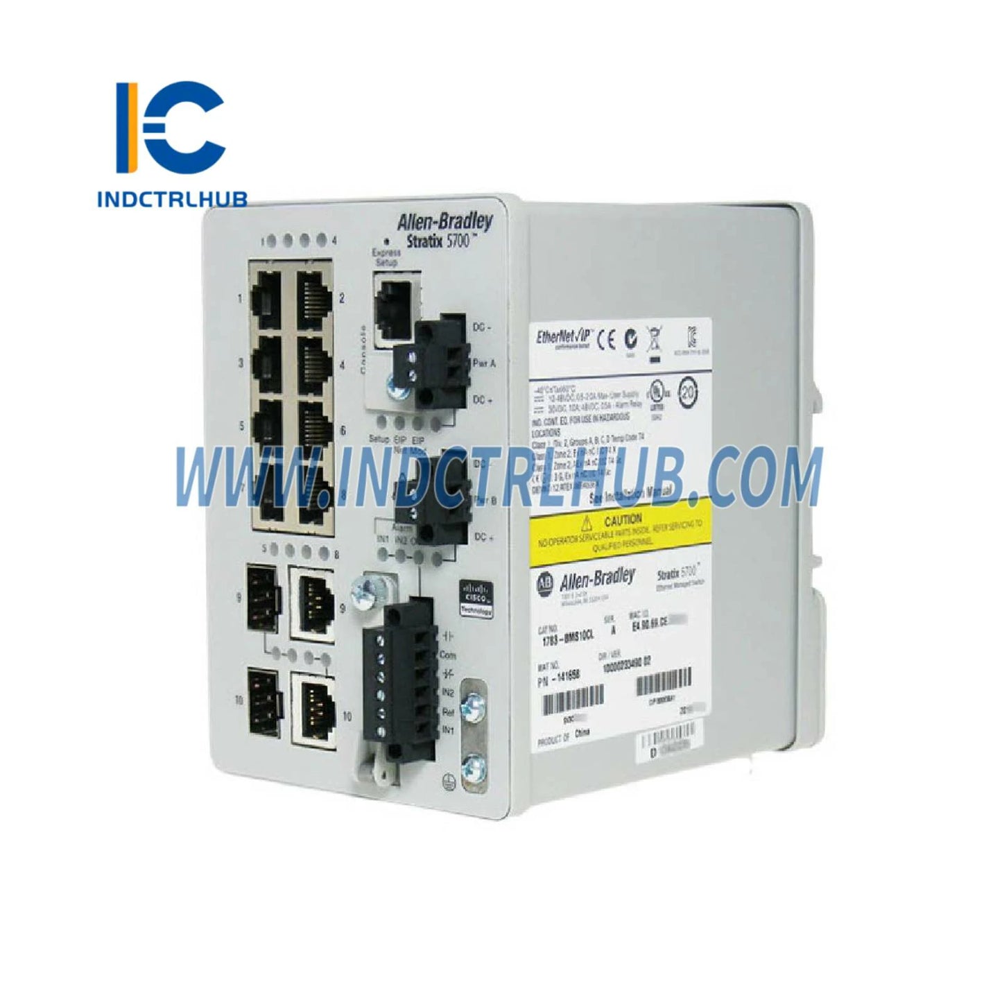 ALLEN BRADLEY 1783-BMS10CL Stratix 5700 Switch Gestionado de 10 Puertos