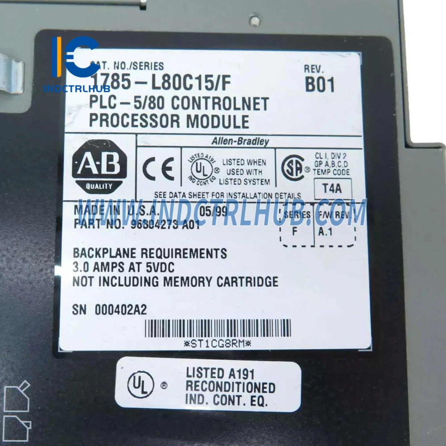 Allen-Bradley 1785-L80C15 PLC-5 ControlNet 1.5 процесор