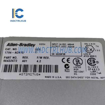Allen-Bradley 1794-ACN15 FLEX I/O ControlNet Adapter