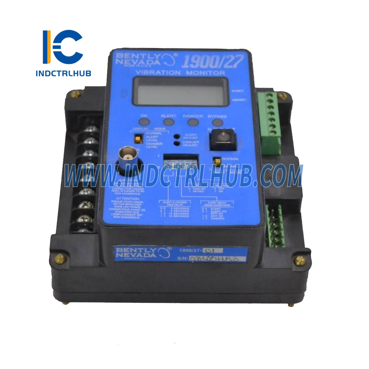 Bently Nevada 1900/27-01 Vibration Monitor