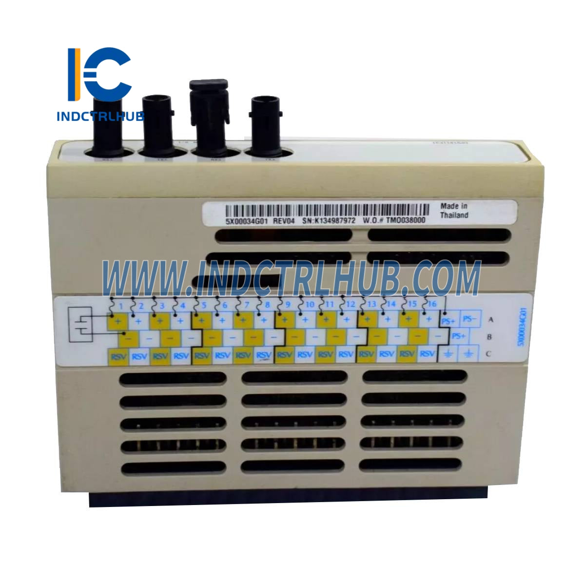 ماژول ورودی توالی رویدادهای اویشن مدل Emerson 1C31233G02+5X00034G01