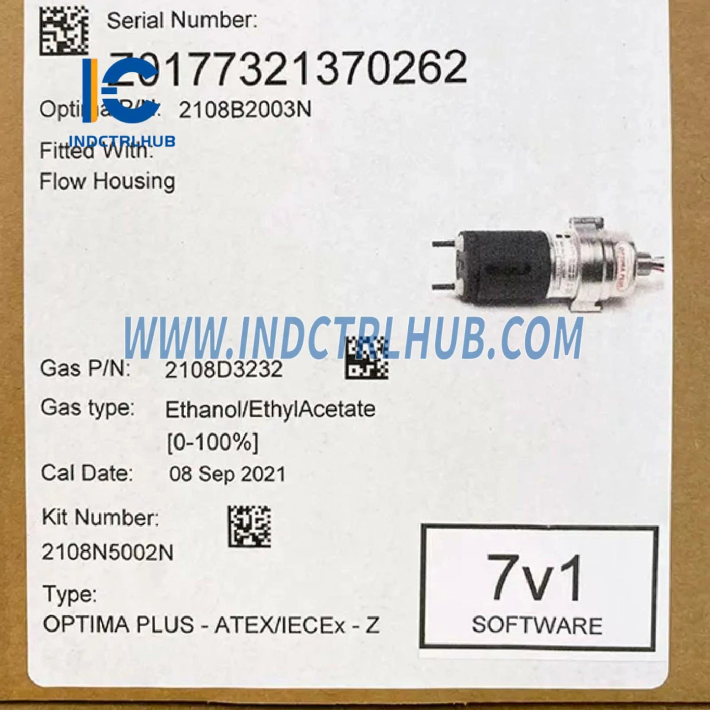 Honeywell 2108B2003N Analytics Optima Plus Máy phát hiện khí