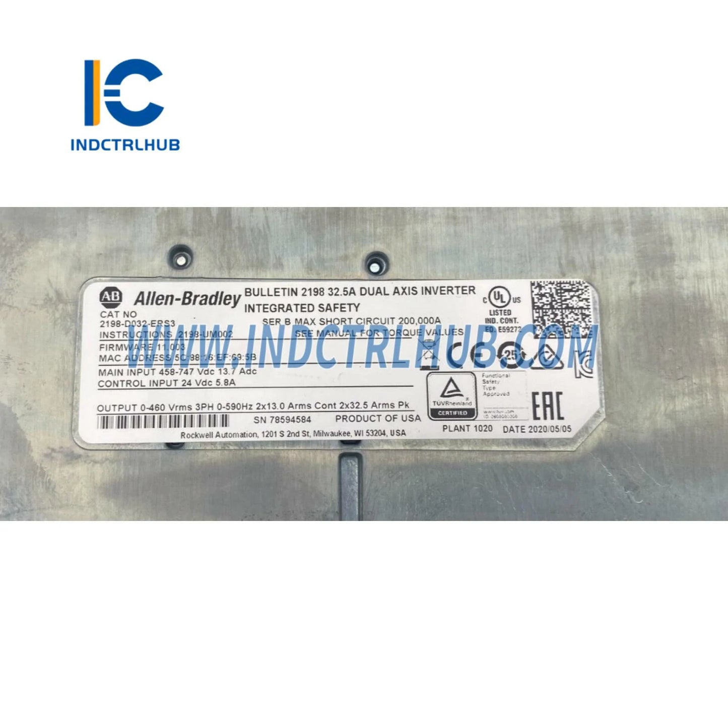 ALLEN BRADLEY 2198-D032-ERS3 Kinetix 5700 piedziņas sistēma