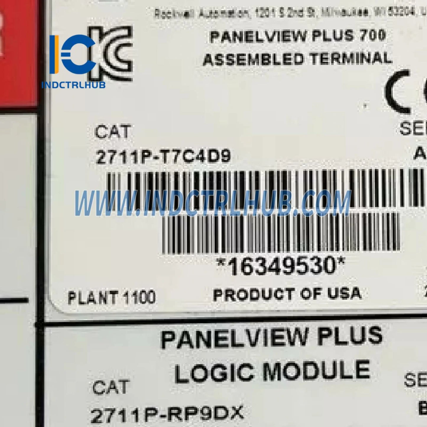 Allen-Bradley 2711P-T7C4D9 PanelView Plus Terminal