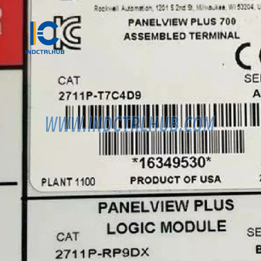 Allen-Bradley 2711P-T7C4D9 PanelView Plus Terminal