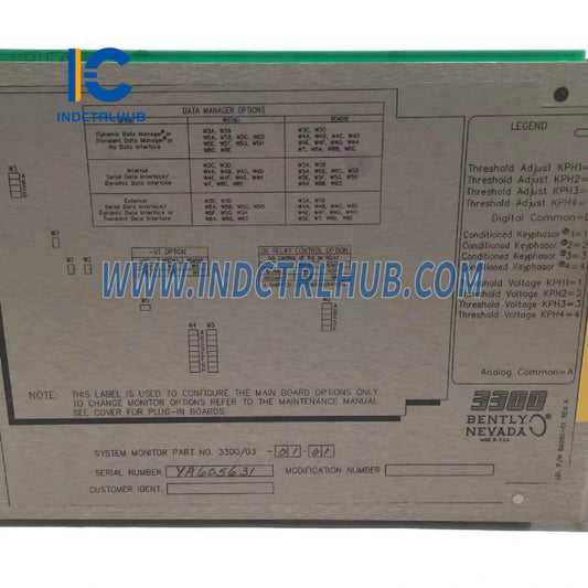 Bently Nevada 3300/03-01-01 Система за мониторинг