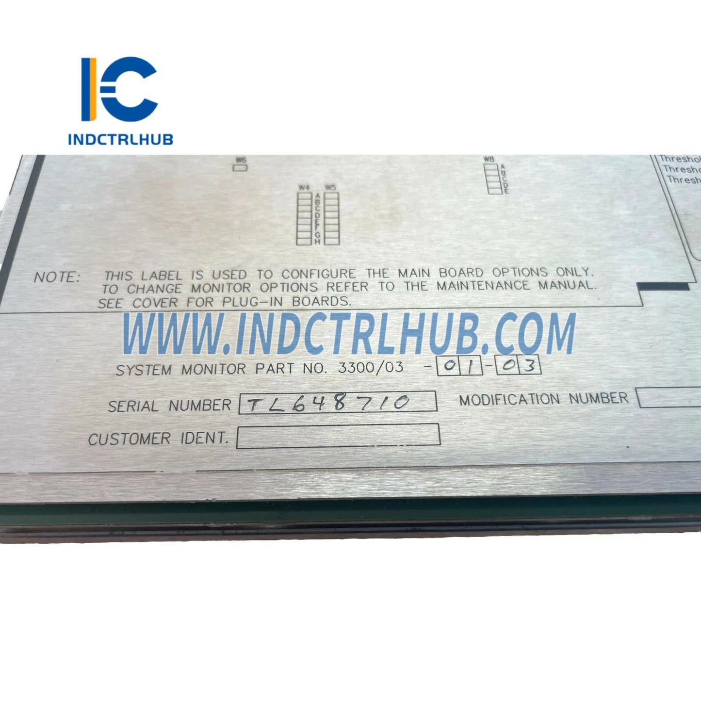 Bently Nevada 3300/03-01-03 tizim monitori