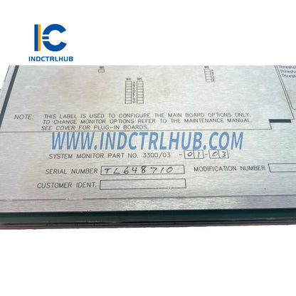 Bently Nevada 3300/03-01-03 tizim monitori